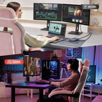 Silla gaming de altura regulable con giro de 360 grados, reposapiés retráctil y reposacabezas, silla ergonómica de oficina de piel sintética con respaldo alto para ordenador