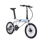 Bicicleta eléctrica plegable Dahon K-One E-Bike Hub Drive - Ligera (Blanca)