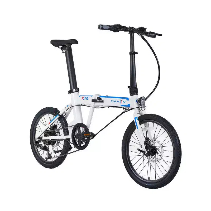 Bicicleta eléctrica plegable Dahon K-One E-Bike Hub Drive - Ligera (Blanca)