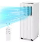 Climatiseur portable 8000 BTU avec refroidissement efficace, design compact et léger pour un transport facile, idéal pour les pièces petites à moyennes.