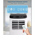 Climatiseur portable Acekool 8 000 BTU, ventilateur déshumidificateur 4-en-1, télécommande, minuterie, pour pièces jusqu'à 32,5 m², kit de fenêtre