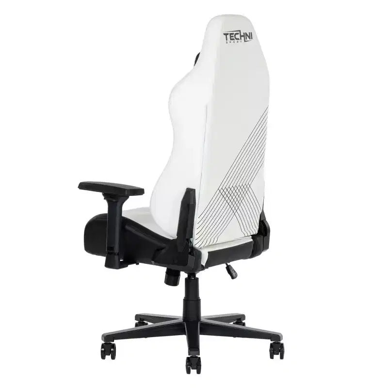 Silla de juegos Techni Sport RTA-TS68C-WHT Comfort Edge, blanca