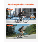 Bicicleta de Carretera VEVOR, Bicicleta de Carreras con Ruedas de 700C, Bicicleta de Carretera para Ciudad con Transmisión SHIMANO de 21 Velocidades y Cuadro de Acero al Carbono, Blanca
