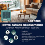 Climatiseur extérieur Equator 3-en-1 AC Chauffage 9000 BTU IP24 à roulettes 110V