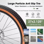 Bicicleta de montaña NAYSAYE de 27.5 pulgadas para adultos con frenos de disco para transporte y exploración al aire libre, verde, 70*27.5*40