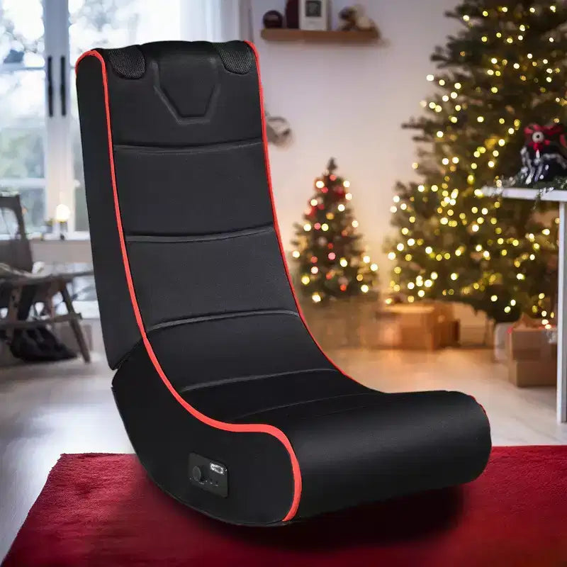 Sillón reclinable GDFStudio Claudia Bluetooth para videojuegos, plegable, con altavoces integrados