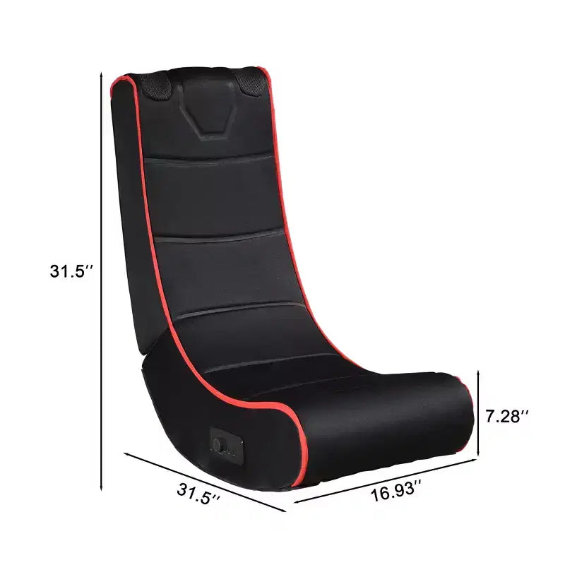 Sillón reclinable GDFStudio Claudia Bluetooth para videojuegos, plegable, con altavoces integrados