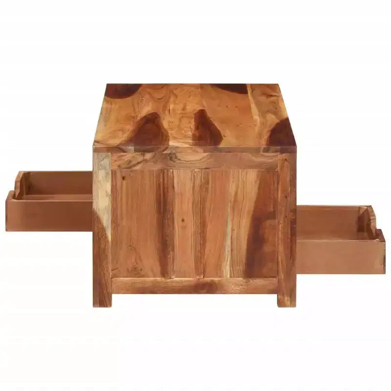 vidaXL Coffee Table Light Brown Solid Acacia Wood