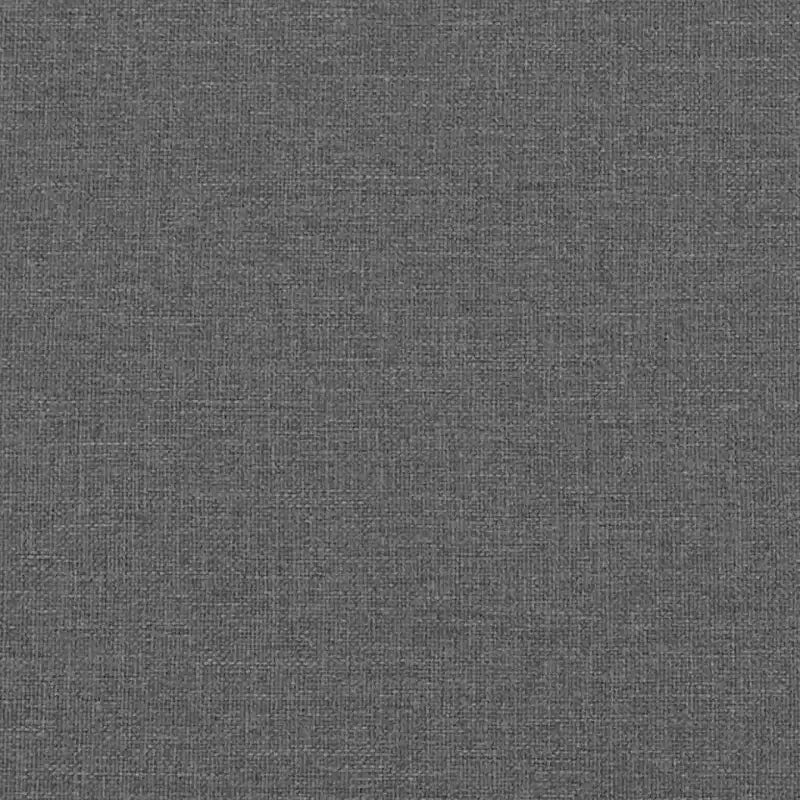 3-seater Sofa Dark Grey Fabric (100% polyester), metal, textilene