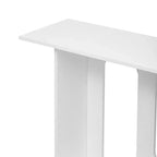 Wood Curved Console Table with Shelf, Modern Entryway Table with Ash Veneer Designed for Entryway and Hallway