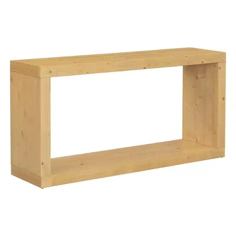 Minimalist Wood Console Table with Storage, Modern Narrow Entryway Table with Open Shelf for Hallway and Entryway