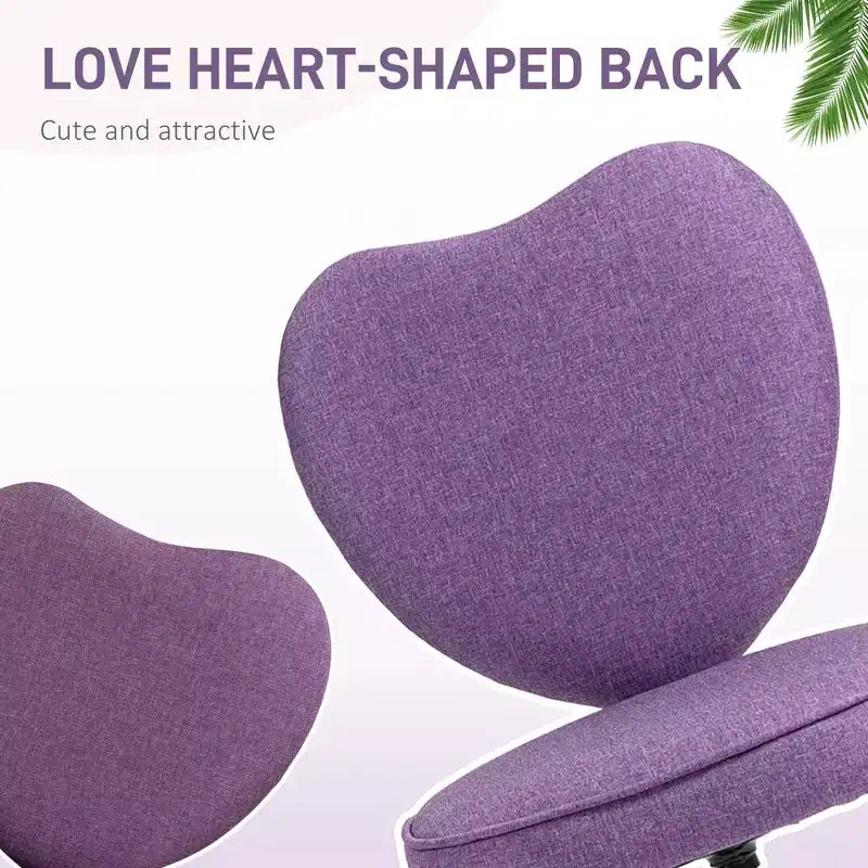 Heart Love Shaped Back Design Office Chair with Adjustable Height