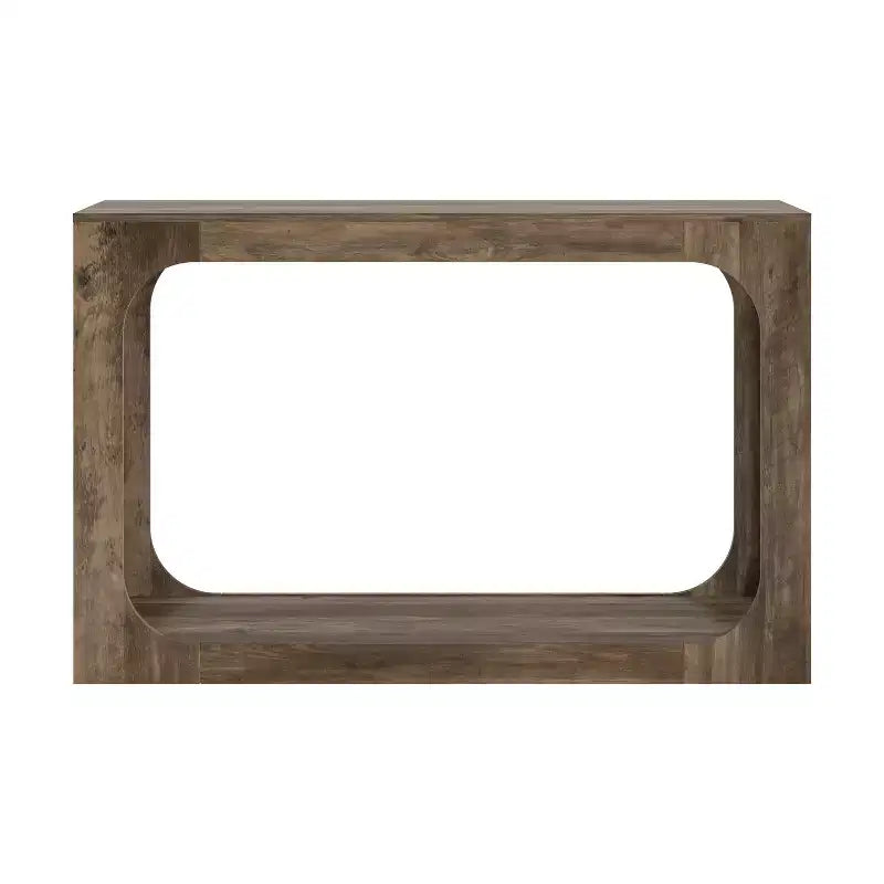 Galano Console Table with Two-Tier Open Shelf 47 W x 15.6 D x 30 H