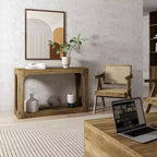 Galano Console Table with Two-Tier Open Shelf 47 W x 15.6 D x 30 H