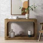 Galano Console Table with Two-Tier Open Shelf 47 W x 15.6 D x 30 H