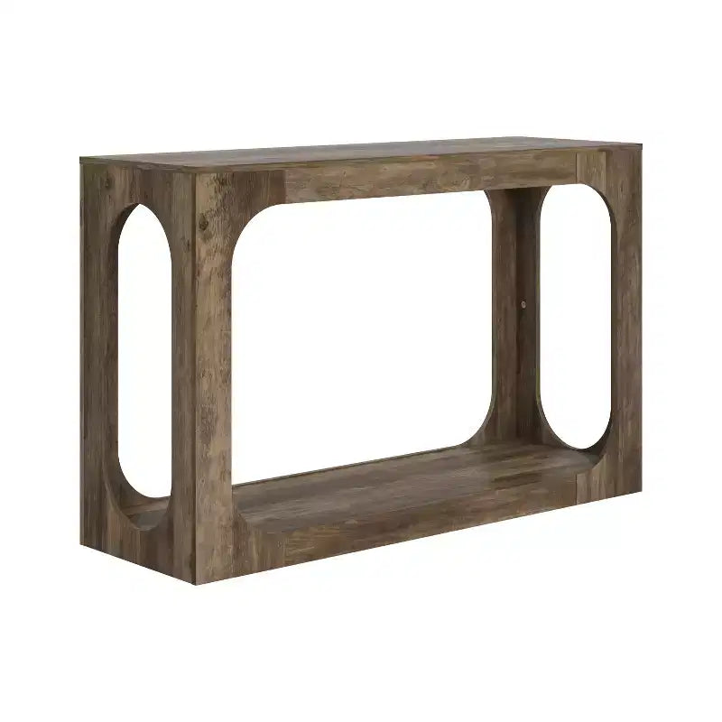 Galano Console Table with Two-Tier Open Shelf 47 W x 15.6 D x 30 H