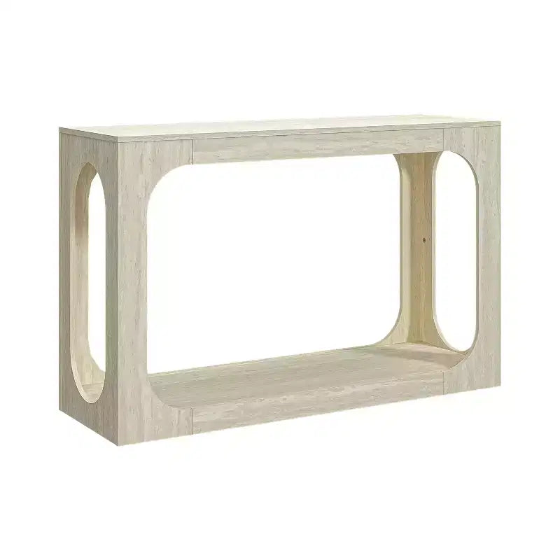 Galano Console Table with Two-Tier Open Shelf 47 W x 15.6 D x 30 H