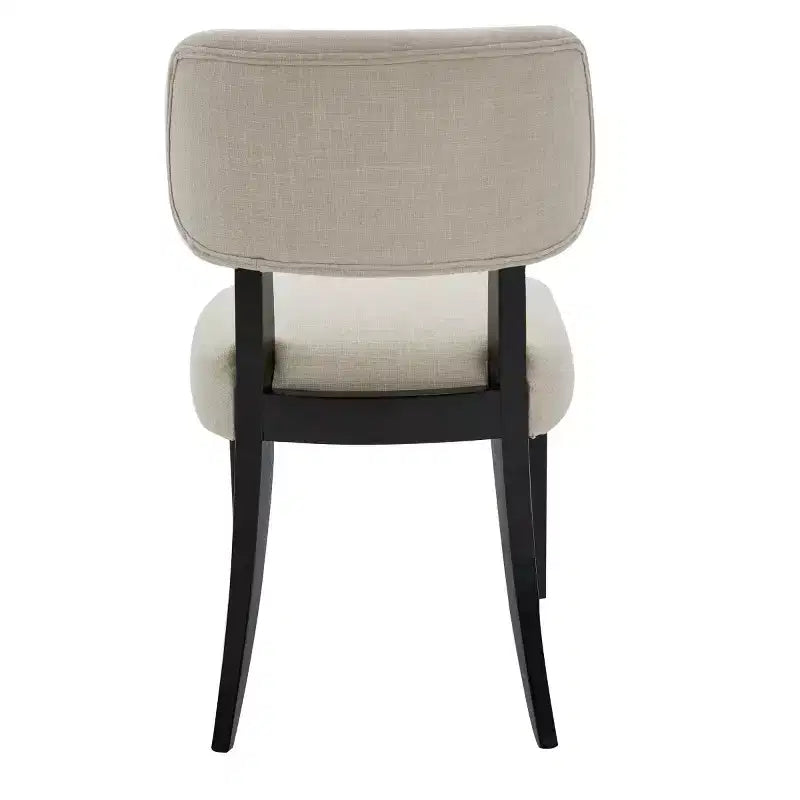 Mid-Century Modern Wooden Upholstered Dining Chairs Set of 2, Farmhouse Armless Side Chairs for Dining Roomor Kitchen-Panipeachy