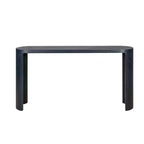 60 Modern Entryway Console Table, Thick Top Hallway Table with Reversible Curved Legs for Living Room or Foyer - Panipeachy