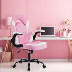 Silla ergonómica para juegos TUYOHW, silla de oficina con respaldo en forma de S con modo balancín y altura ajustable, espuma de alta resistencia