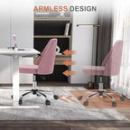 TUYOHW Silla giratoria entrecruzada con ruedas, silla de oficina con altura ajustable y soporte lumbar, silla de juego sin brazos para oficina