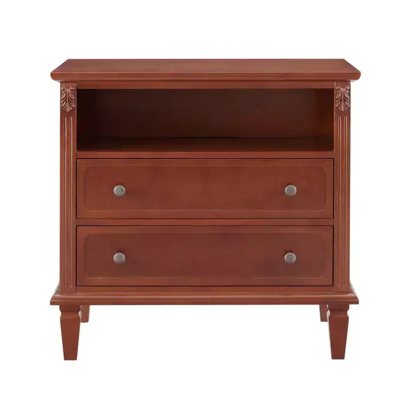 Modern End Table with Charging Station, Wooden Nightstand with Storage, Small Coffee Table, Sofa Side Table for Living Room Bedroom
