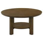Coaster,Ottowa 2-piece Round Wood Coffee Table Set