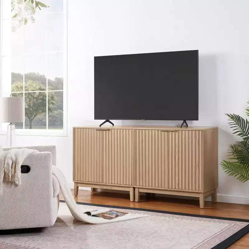 Small Accent Sideboard Cabinet, Compact Storage Cabinet for Kitchen, Dining Room, or Living Room - Panipeachy