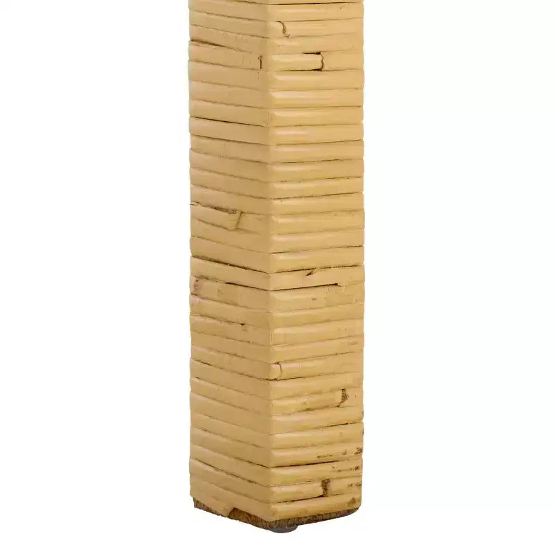 Tojo Cane Round Back Bar Stool - BST6506A - Natural/White - Safavieh