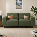 65 inch living room sofa, 2-seater sofa with wide armrests and deep seats, comfortable sofa, sofa with detachable and washable lid