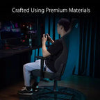 Silla gaming ASUS ROG Aethon Fabric Edition, cojín de asiento de doble densidad, reposabrazos 2D con acolchado suave, soporte lumbar integrado, estructura totalmente de acero