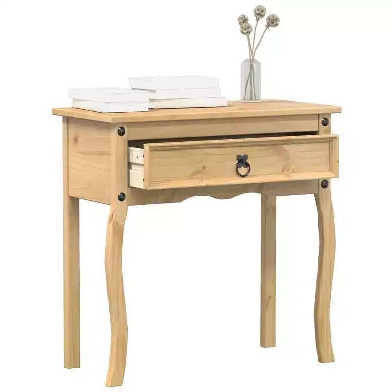 vidaXL Console Table Corona 28.7x13.8x28.7 Solid Wood Pine