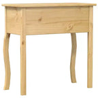 vidaXL Console Table Corona 28.7x13.8x28.7 Solid Wood Pine