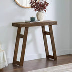 Alaterre Furniture Lawas Solid Wood Console Table - 36 Inch Modern Farmhouse Small Entryway Table