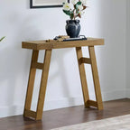 Alaterre Furniture Lawas Solid Wood Console Table - 36 Inch Modern Farmhouse Small Entryway Table