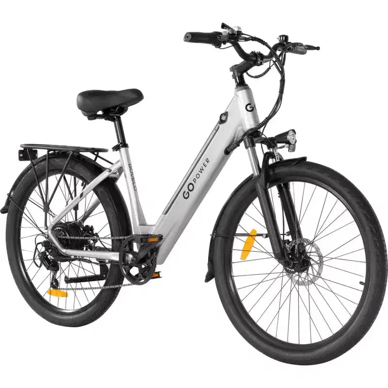 GoPowerBike GoVelo Bicicleta eléctrica para adultos | Caja abierta