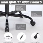 Silla de juegos MAYEERTY con reposapiés, silla ergonómica para ordenador con reposacabezas y soporte lumbar, sillas de videojuegos ajustables en altura, negro y naranja