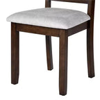 MAYEERTY Dining Room Chairs Set of 2, Upholstered Fabric, Solid Wood Legs