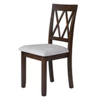 MAYEERTY Dining Room Chairs Set of 2, Upholstered Fabric, Solid Wood Legs