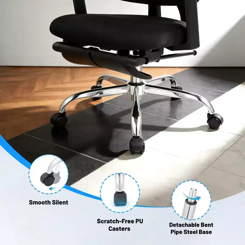Silla de oficina ergonómica de malla de alta resistencia para videojuegos, con respaldo alto, reposabrazos abatibles 4D, reposacabezas y soporte lumbar ajustables, capacidad de 181 kg