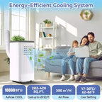 Acondicionador de aire portátil de 10000 BTU con calefactor, 3 en 1, refrigeración, aire acondicionado portátil