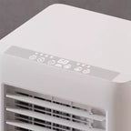 Acondicionador de Aire Portátil de 10,000 BTU - Aire Acondicionado Inteligente 3 en 1 (Enfriar/Deshumidificar/Ventilador) para 41.8 m². Incluye Control Remoto con Pantalla LED, Modo Noche y Kit para Ventana
