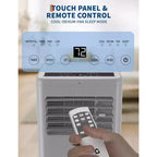 Climatiseur portable 10000 BTU, unité de refroidissement 3-en-1 silencieuse pour pièces jusqu'à 42 m², comprend les modes déshumidificateur et ventilateur