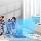 Aire Acondicionado de Ventana de 8000BTU con Control Remoto, Control por Aplicación, Apertura de Ventana Flexible, 3 Velocidades de Enfriamiento y Ventilador