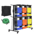 Folding Chair Rack, Heavy-Duty Folding Chair Rack and Table Cart