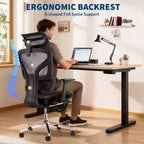 Silla de oficina ergonómica, cómoda silla de escritorio con respaldo alto y reposabrazos ajustables en 3D, silla giratoria para trabajo, estudio, videojuegos