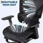 Silla de oficina ergonómica, cómoda silla de escritorio con respaldo alto y reposabrazos ajustables en 3D, silla giratoria para trabajo, estudio, videojuegos