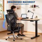 Silla de oficina ergonómica, cómoda silla de escritorio con respaldo alto y reposabrazos ajustables en 3D, silla giratoria para trabajo, estudio, videojuegos