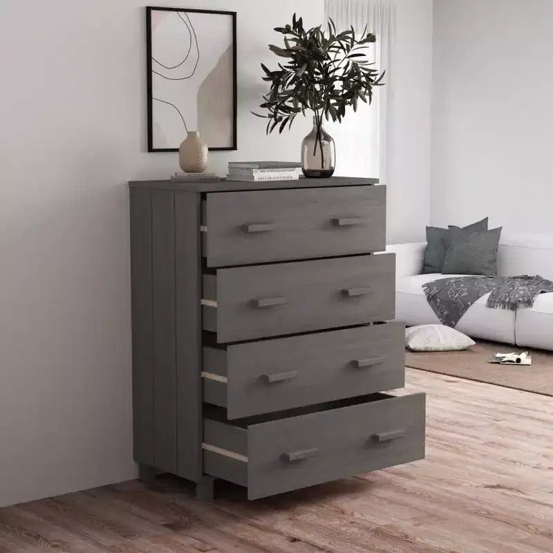 Aparador de madera de moda con mucho espacio de almacenamiento en diferentes colores