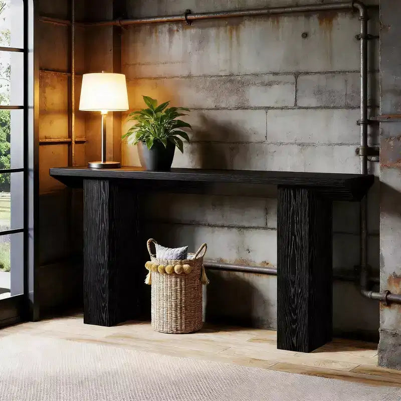 Consola, Mesa de sofá de madera, Mesa larga de entrada